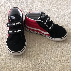 Vans “Off the Wall” high top sneakers
